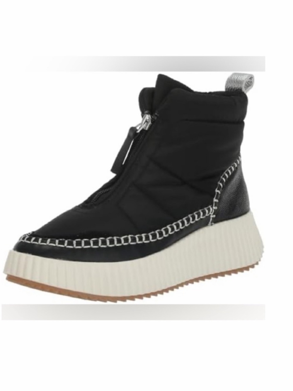 NEW Dolce Vita Devlin Quilted Sneaker Boot in Black
